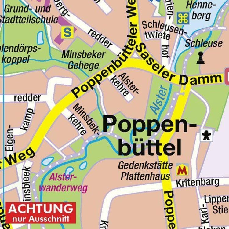 Produktbild: HARTMANN-PLAN Hamburg-Waldd&ouml;rfer und Duvenstedter Brook, 1:20.000 Stadtplan
