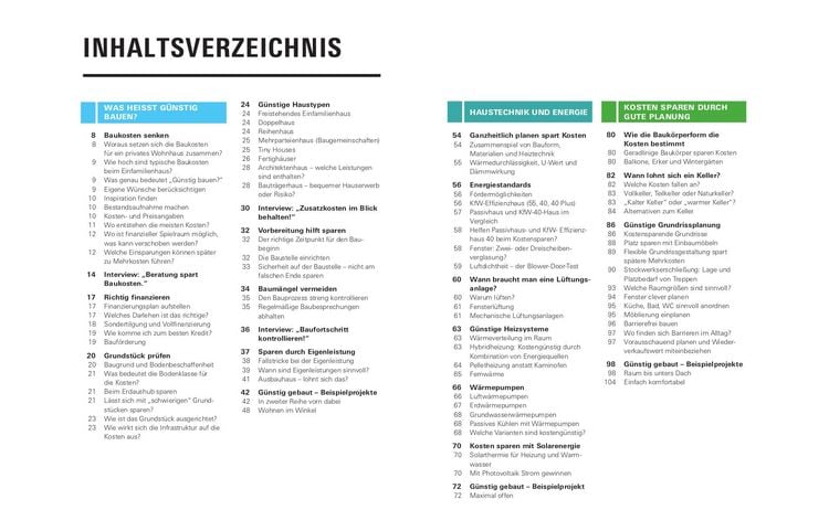 Günstig bauen