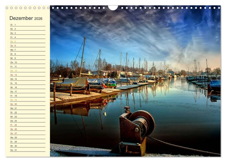 Produktbild: Friesland, verzauberte Landschaft an der Nordsee (Wandkalender 2026 DIN A3 quer), CALVENDO Monatskalender