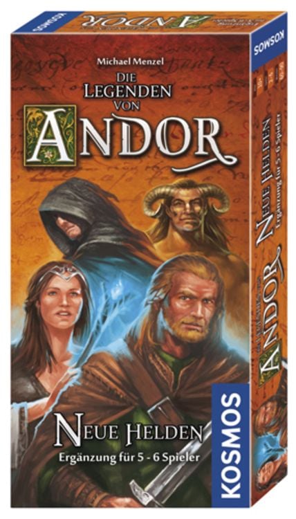 Bild vom Artikel KOSMOS - Die Legenden von Andor - Neue Helden - Ergänzung für 5 - 6 Spieler vom Autor Michael Menzel
