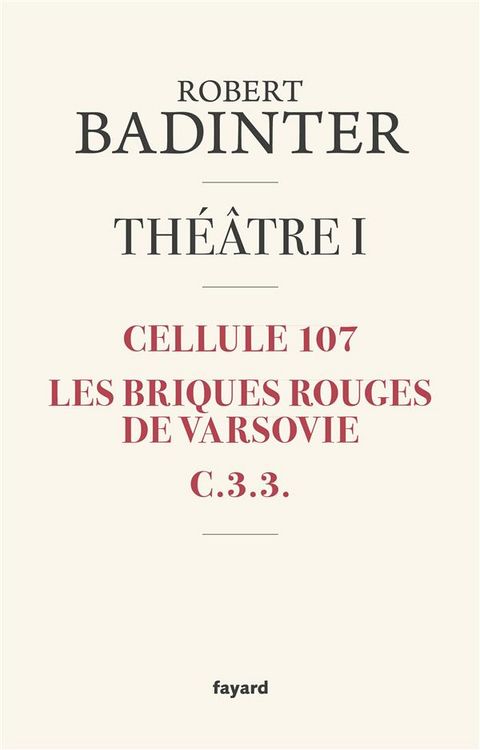 Produktbild: Th&eacute;&acirc;tre. Tome 1