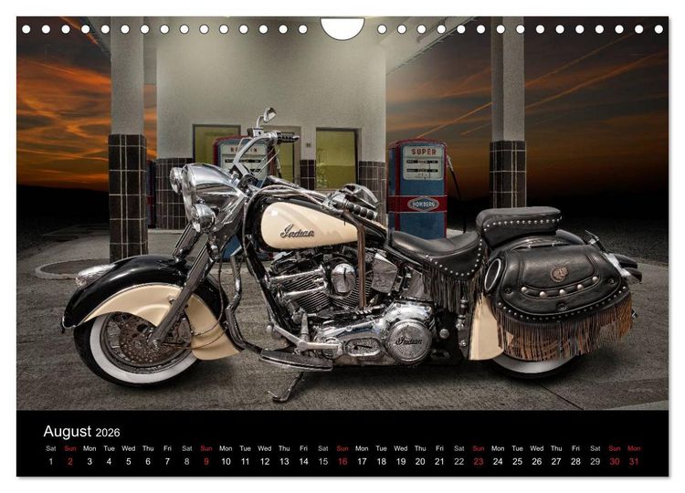 Produktbild: Motorbike Dreams (Wall Calendar 2026 DIN A4 landscape), CALVENDO 12 Month Wall Calendar