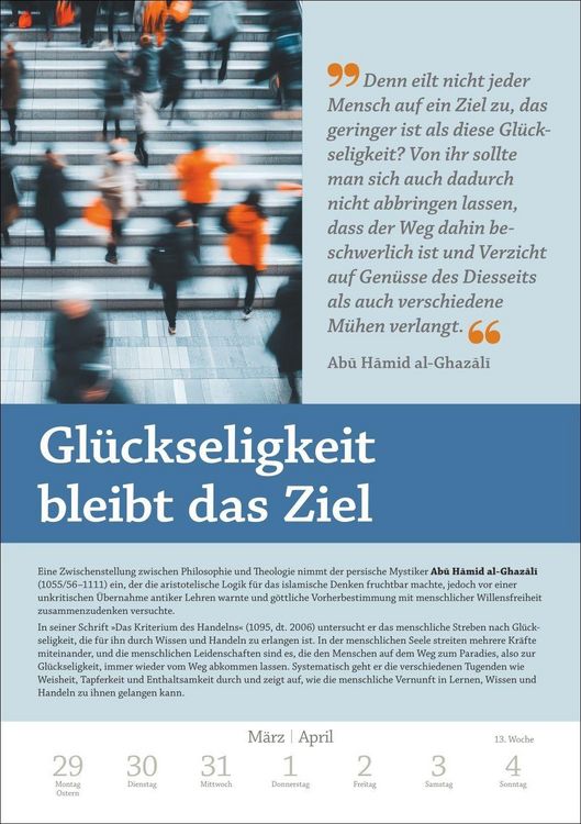 Produktbild: DIE ZEIT Philosophie Wochen-Kulturkalender 2027 - 53 Denkanst&ouml;&szlig;e f&uuml;r 2027