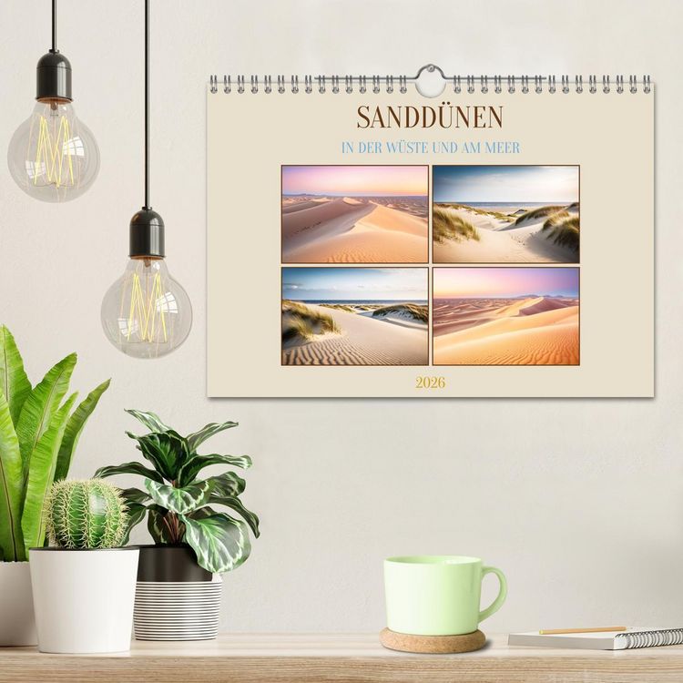 Produktbild: Sandd&uuml;nen In der W&uuml;ste und am Meer (Wandkalender 2026 DIN A4 quer), CALVENDO Monatskalender