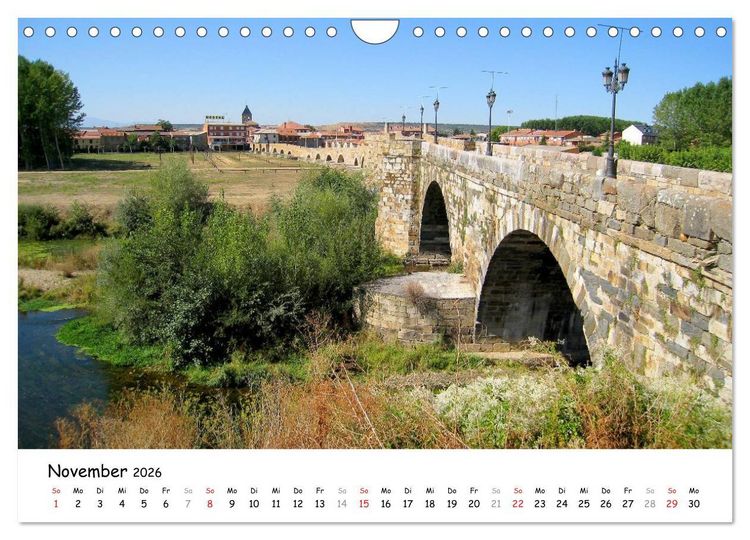 Produktbild: Jakobsweg - Camino Frances (Wandkalender 2026 DIN A4 quer), CALVENDO Monatskalender