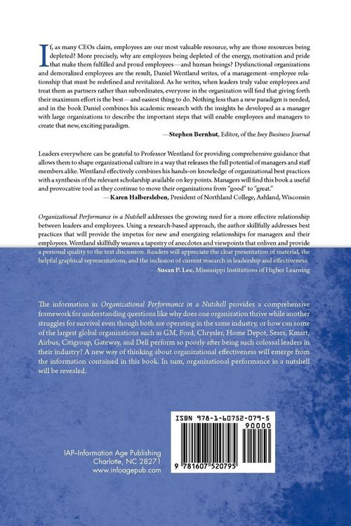 Produktbild: Organizational Performance in a Nutshell (PB)