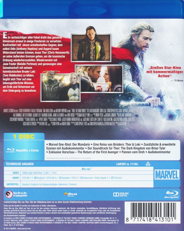 Produktbild: Thor - The Dark Kingdom