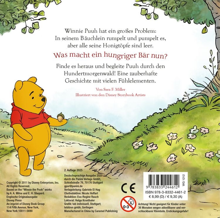Produktbild: Disney Winnie Puuh: Honig f&uuml;r Winnie Puuh - Mein allerliebstes F&uuml;hlbuch