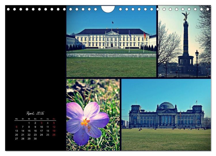 Produktbild: BERLIN horizontal (Wandkalender 2026 DIN A4 quer), CALVENDO Monatskalender