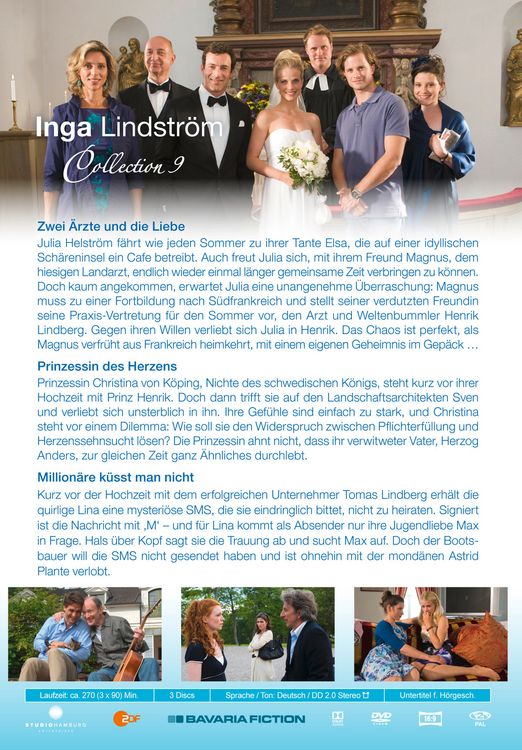 Produktbild: Inga Lindstr&ouml;m Collection 9 [3 DVDs]