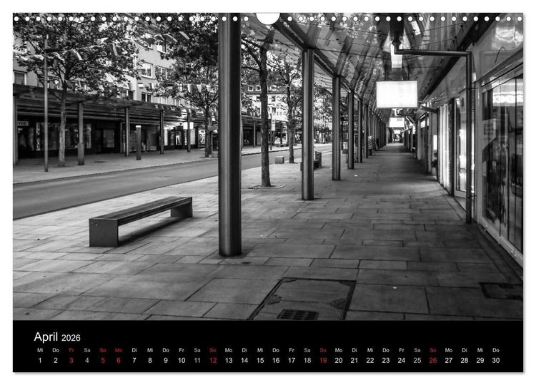 Produktbild: Bremerhaven - Blickpunkte Schwarzwei&szlig; (Wandkalender 2026 DIN A3 quer), CALVENDO Monatskalender