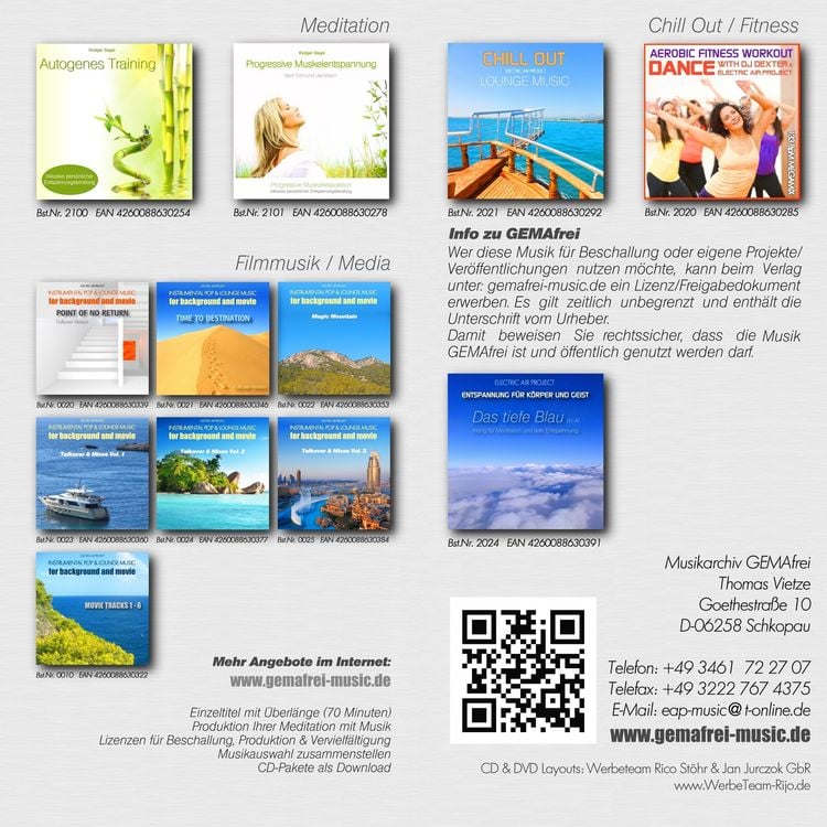 Produktbild: Entspannungsmusik f&uuml;r K&ouml;rper und Geist - Sonderausgabe