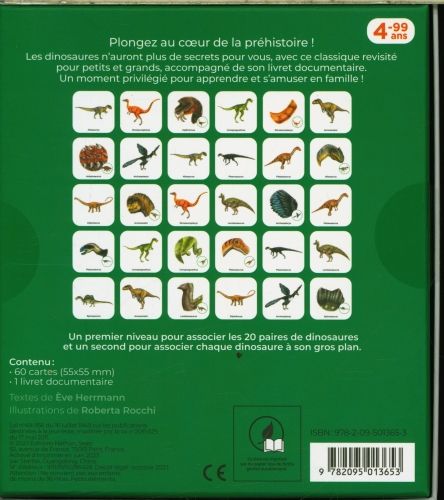 Produktbild: M&eacute;mo des dinosaures