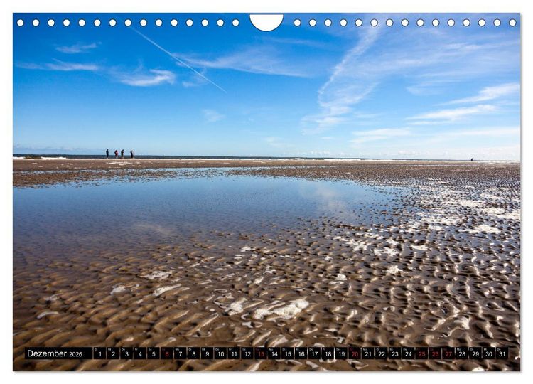 Produktbild: Insel Spiekeroog (Wandkalender 2026 DIN A4 quer), CALVENDO Monatskalender
