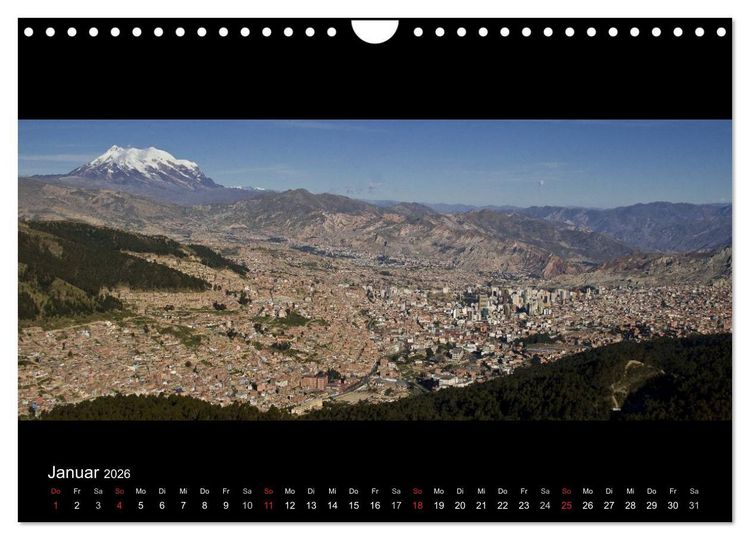 Produktbild: Peru & Bolivien - Land der Inka (Wandkalender 2026 DIN A4 quer), CALVENDO Monatskalender