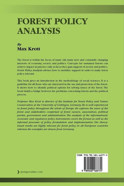 Produktbild: Forest Policy Analysis