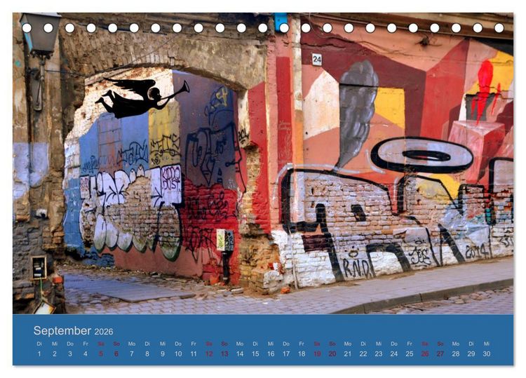 Produktbild: Vilnius im Detail (Tischkalender 2026 DIN A5 quer), CALVENDO Monatskalender