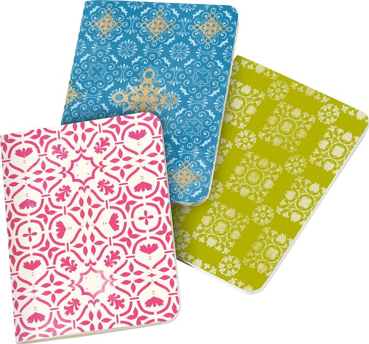 Produktbild: Der Zauber Indiens Mini-Notizhefte Motiv Rosa Kaleidoskop