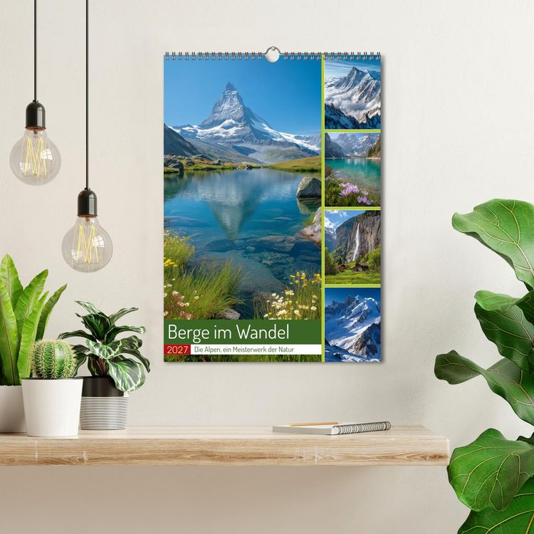 Produktbild: Berge im Wandel (Wandkalender 2027 DIN A3 hoch), CALVENDO Monatskalender
