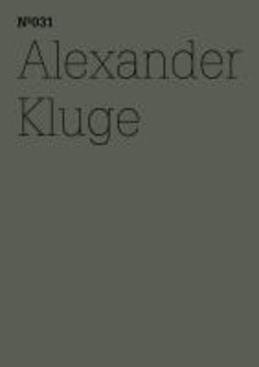Produktbild: Alexander Kluge