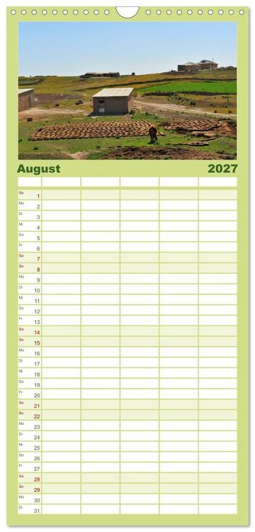 Produktbild: Familienplaner 2027 - Usbekistan, Perlen der Seidenstra&szlig;e mit 5 Spalten (Wandkalender, 21 x 45 cm) CALVENDO