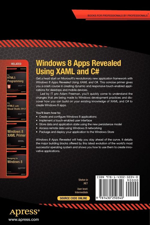Produktbild: Windows 8 Apps Revealed Using XAML and C#