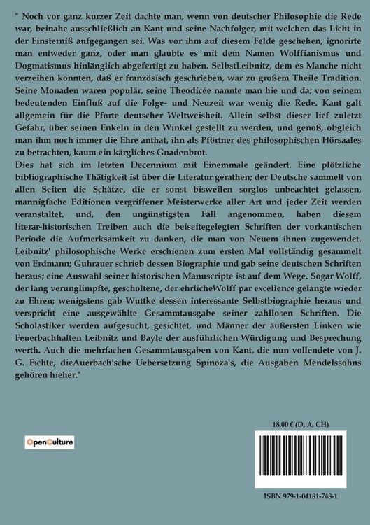 Produktbild: Leibnitz' Monadologie