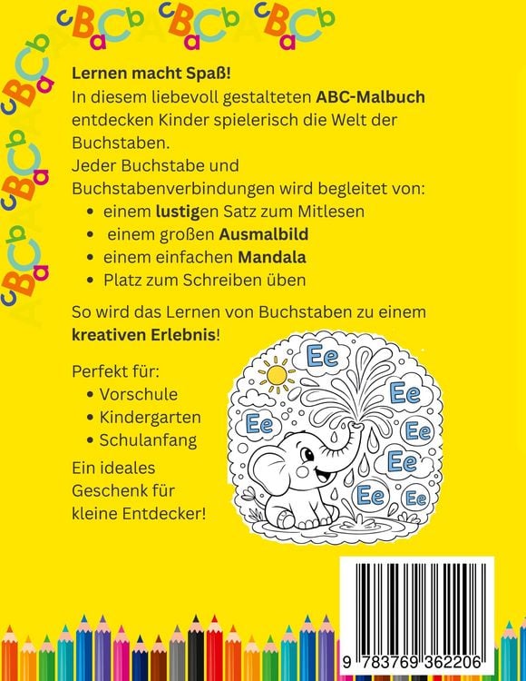 Produktbild: Farbflow Schulzeit - Das ABC Malbuch