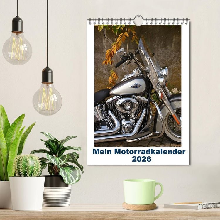 Produktbild: Mein Motorradkalender (Wandkalender 2026 DIN A4 hoch), CALVENDO Monatskalender