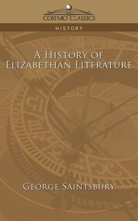 Produktbild: A History of Elizabethan Literature