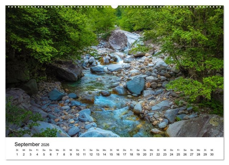 Produktbild: Flusswelt Schweiz (hochwertiger Premium Wandkalender 2026 DIN A2 quer), Kunstdruck in Hochglanz