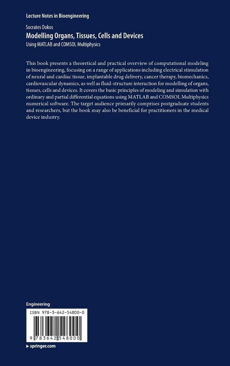 Produktbild: Modelling Organs, Tissues, Cells and Devices