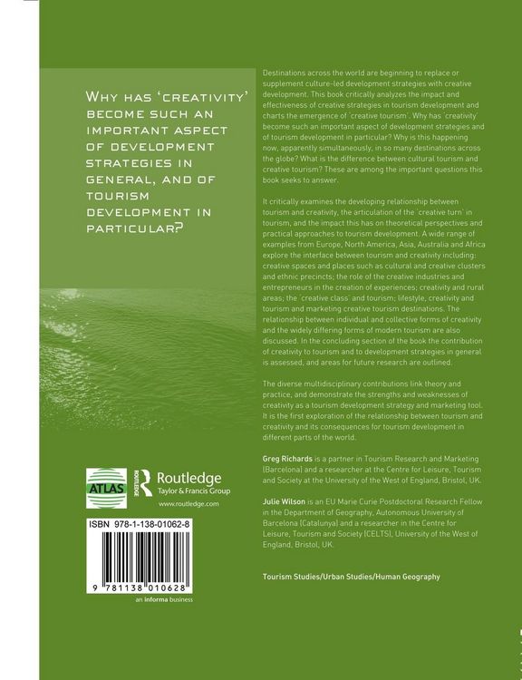 Produktbild: Tourism, Creativity and Development