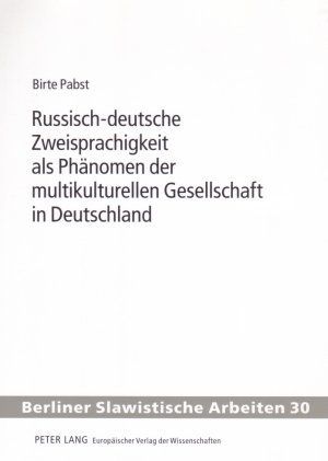 Produktbild: Pabst, B: Russisch-deutsche Zweisprachigkeit als Ph&auml;nomen de