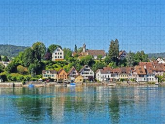 Produktbild: CALVENDO Puzzle Stein am Rhein | 1000 Teile Lege-Gr&ouml;&szlig;e 64x48cm Foto-Puzzle f&uuml;r gl&uuml;ckliche Stunden