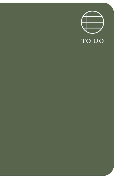 Produktbild: Verdant Dusk Pocket To Do Notebook
