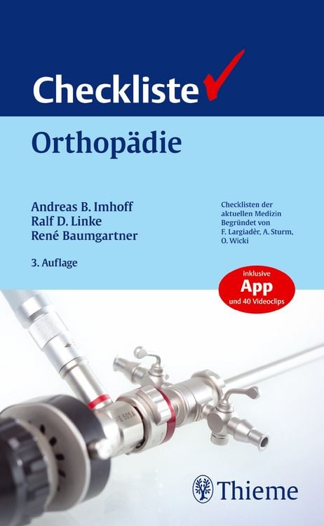 Produktbild: Checkliste Orthop&auml;die