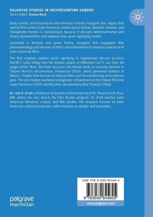Produktbild: Body, Gender, and Sexuality in Latin American Cinema: Insurgent Skin