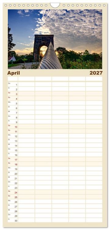 Produktbild: Familienplaner 2027 - Kassel begeistert mit 5 Spalten (Wandkalender, 21 x 45 cm) CALVENDO