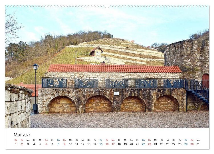 Produktbild: Freyburg an der Unstrut (hochwertiger Premium Wandkalender 2027 DIN A2 quer), Kunstdruck in Hochglanz