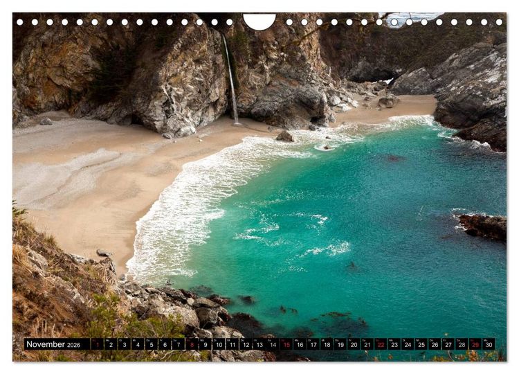 Produktbild: Kalifornien USA (Wandkalender 2026 DIN A4 quer), CALVENDO Monatskalender