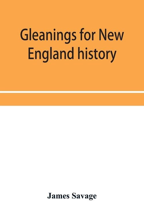 Produktbild: Gleanings for New England history