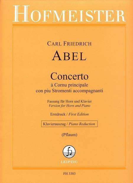 Produktbild: Abel, C: Concerto &aacute; Cornu principale con piu Stromenti