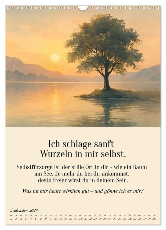 Produktbild: 12 Schl&uuml;ssel zur inneren Freiheit - Ein Jahr f&uuml;r dein inneres Zuhause &ndash; liebevoll, mutig, echt. (Wandkalender 2027 DIN A3 hoch), CALVENDO Monatskalender