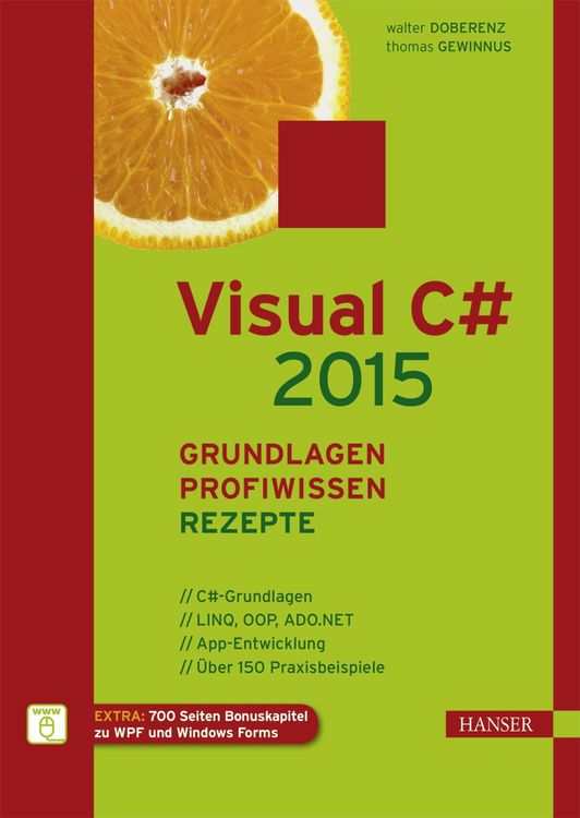 Produktbild: Visual C# 2015 - Grundlagen, Profiwissen und Rezepte