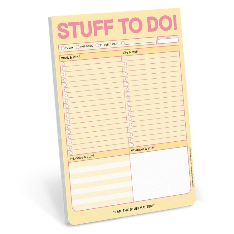 Produktbild: Knock Knock: Knock Knock Stuff To Do Big & Sticky Notepads