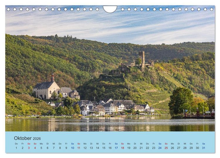Produktbild: Moselansichten (Wandkalender 2026 DIN A4 quer), CALVENDO Monatskalender