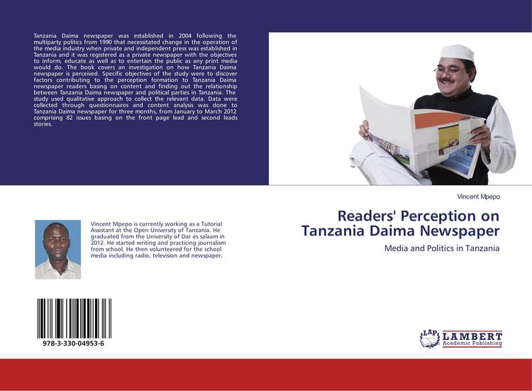 Produktbild: Readers' Perception on Tanzania Daima Newspaper