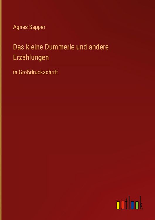 Produktbild: Das kleine Dummerle und andere Erz&auml;hlungen