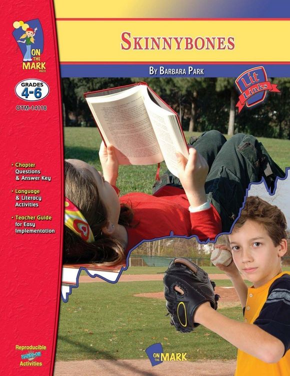 Produktbild: Skinny Bones, by Barbara Park Novel Study Grades 4-6